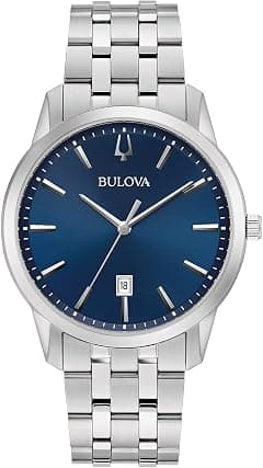 Bulova Men's Classic Sutton 3-Hand Calendar Date Quartz Watch, 40mm - Amazon.ae Price Tracker
