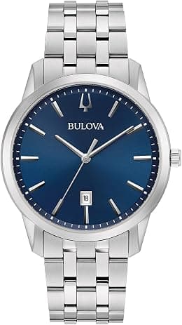 Bulova Men's Classic Sutton 3-Hand Calendar Date Quartz Watch, 40mm - Best Deal Finder