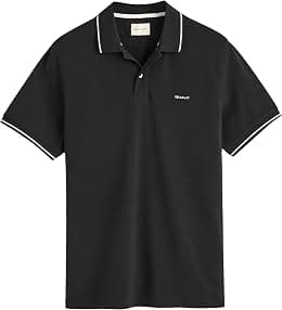GANT Men Tipped Piqué Polo Shirt - Best Deal Finder