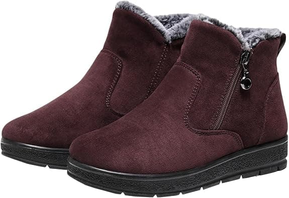 Women's Now Boots With Warm Fur Lining Non-slip Ankle Boot Winter Cotton Shoes Female Comfortable Outdoor Ski Boots Thickened Short Shoes على Amazon.ae - متتبع الأسعار