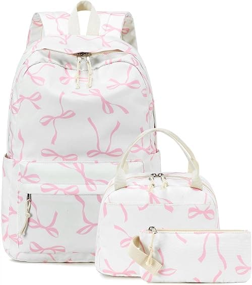 BLUBOON School Backpack Set Teen Girls Bookbag with Lunch Bag and Pencil Case on Amazon.ae - Price Tracker