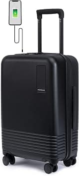 MOKOBARA Iconic Range The Cabin Luggage 58cms | German Makrolon Polycarbonate Hard Sided Trolley with 8 Hinomoto Wheels | Small Travel Suitcase – Money Moves (Black) على Amazon.ae - متتبع الأسعار