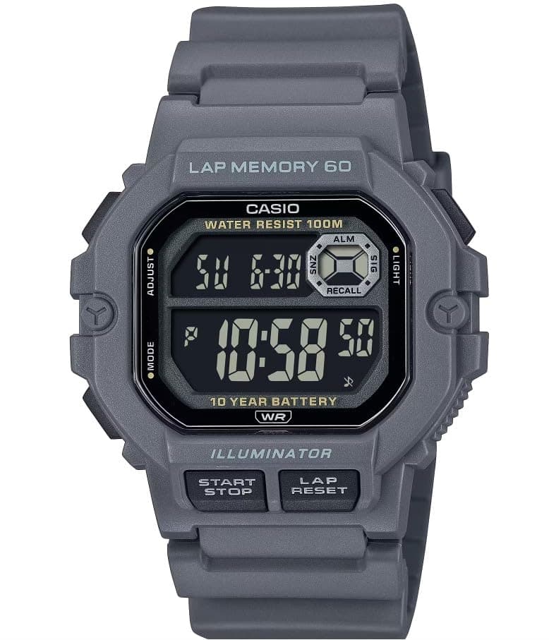 Casio WS-1400H Series | Black | Lap Memory 60, Black, WS-1400H-8BVCF on Amazon.ae - Price Tracker