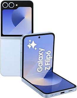 SAMSUNG Galaxy Z Flip6, 12GB RAM, 256GB Storage, Blue, 50MP Camera, 1 year Seller Warranty (International Version) - Best Deal Finder