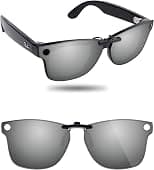 Fiskr Polarized Clip-On Sunglasses for Ray-Ban Meta Wayfarer RW4008 & Gen 2 RW4012 (Size 53-22) - UV Protection - Best Deal Finder