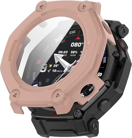 Hard Case with Screen Protector Compatible with Amazfit T-Rex 3 Pro 48 mm, Full Protection, Scratch-Resistant PC Protective Case, Anti-Scratch, Anti-Dust, Ultra Thin Protective Case for Amazfit T-Rex on Amazon.ae - Price Tracker