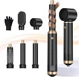 Blow Dryer Brush 5 in 1 Set, Negative Ion Hair Style Brush Set Upgrade Hot Air Brush Air Styler Curling Wrap Air Curler, Curling Iron Hair Styling Tools as A Gift for Straight/Curl/Drying/Smoothing - متتبع أسعار Amazon.sa