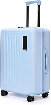 MOKOBARA The Transit Wave - Check-in Luggage | Medium 64 cm Blue Polycarbonate 8 Wheel Trolley Hardsided Suitcase with Built in TSA Lock Travel Suitcase (Shy Blue) on Amazon.ae - Price Tracker