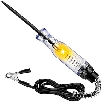 Test Light Automotive,Circuit Tester 6V-12V-24V Car Electrical Pen with Alligator Clip Long Stainless Probe,Dual Color Continuity Voltage Fuse Polarity Indicator for Sedan, SUV,RV and Truck on Amazon.ae - Price Tracker