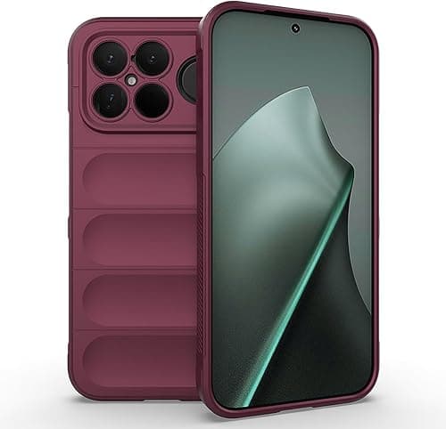 SEAHAI Case for Xiaomi POCO F8 Ultra 5G, [Airbag Design] Rugged Full Body Protection Case, Soft Silicone Shockproof Anti-Fall Case Cover - Dark Purple on Amazon.ae - Price Tracker
