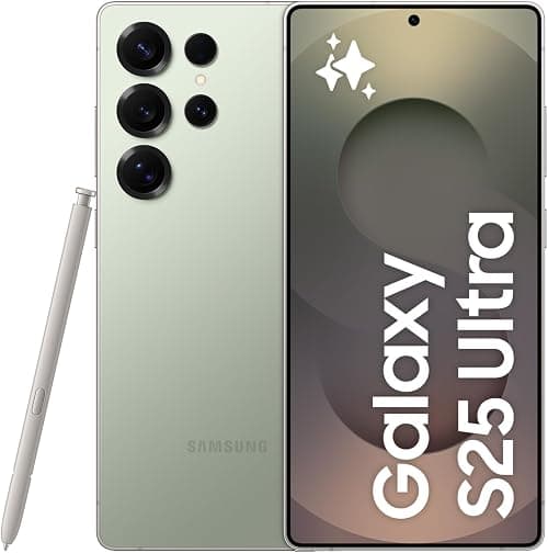 Samsung Galaxy S25 Ultra AI Phone, 512GB Storage, 12GB RAM, Titanium Jadegreen, Android Smartphone, 200MP Camera, S Pen, Long Battery Life (UAE Type Approved) على Amazon.ae - متتبع الأسعار