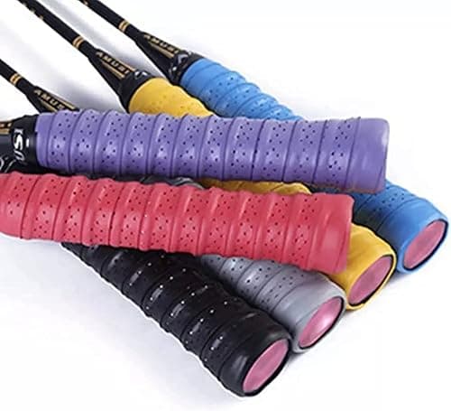 5 Pcs Badminton Grips | Strong Anti-Slip Tape for Better Control | Breathable Overgrip for Tennis, Squash, Racquet, Skipping Rope | Mixed Colors, Sweat-Absorbent, Sticky Feel على Amazon.ae - متتبع الأسعار