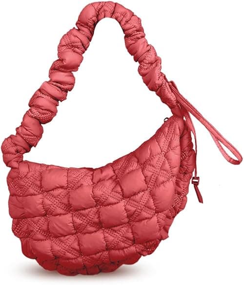 Puffer Bag Quilted Padded Tote Bags for Women Puffy Hobo Purse Lightweight Down Cotton Crossbody Shoulder Bag on Amazon.ae - Price Tracker