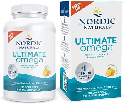Nordic Naturals Lemon Omega-3 Burpless Fish Oil Supplement with DHA & EPA (210 Pieces) on Amazon.ae - Price Tracker