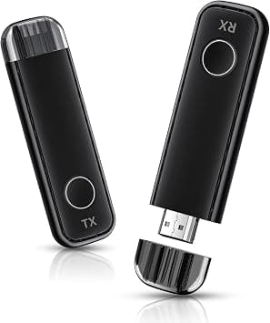 NALACAL Wireless HDMI Transmitter and Receiver, HD Portable Wireless Presentation Facility HDMI Adapter, Plug & Play, Support 2.4/5GHz for Streaming Video Audio from Laptop, PC to Projector, Black على Amazon.ae - متتبع الأسعار