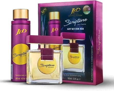 Jean Paul Dupont (JPD) Scripture Pour Femme - 2 Pieces Promo Pack for Women - Eau de Parfum 100ml + Body Spray 200ml - Gift for Her - Perfume Gift Set -Fresh and Woody notes on Amazon.ae - Price Tracker