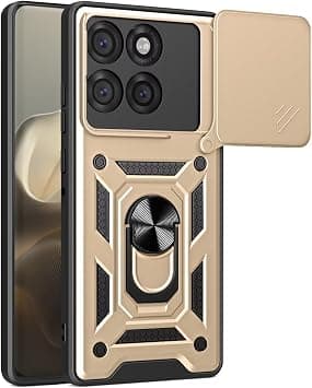 YANJIEER ESONG Case for Motorola Moto G67 5G / Moto G77 5G, Military Drop Protection Personalised Cover with Magnetic Ring Stand, Upgraded PC/TPU Shockproof Protective Phone Case for men Gold on Amazon.ae - Price Tracker