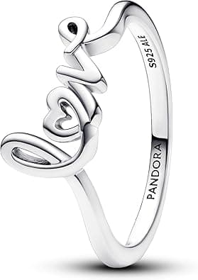PANDORA Moments Sterling Silver Love Ring on Amazon.ae - Price Tracker