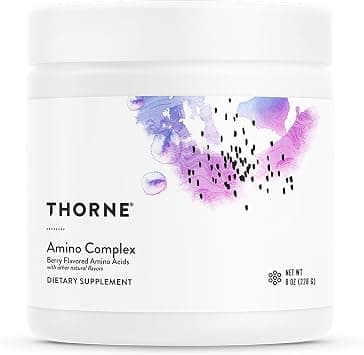 THORNE Amino Complex - Clinically-Validated EAA and BCAA Powder for Pre or Post-Workout - Promotes Lean Muscle Mass & Exercise Recovery - Berry - NSF Certified for Sport - Dairy-Free - 30 Servings on Amazon.ae - Price Tracker