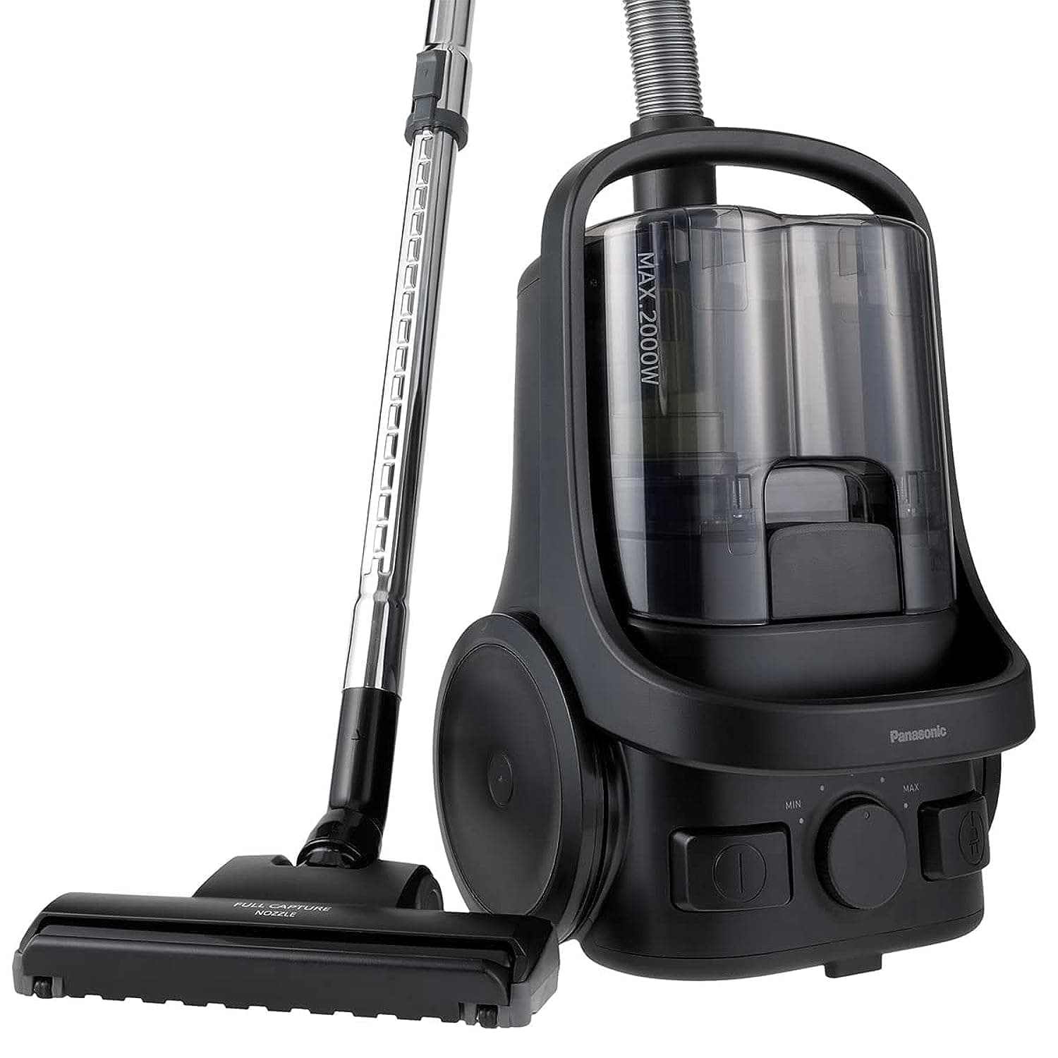 Panasonic 2000W Bagless Canister Vacuum Cleaner Long lasting suction power Washable Filter & Dust Box for easy maintainance Variable Power Control Made in Malaysia, MC-CL605KE47 on Amazon.ae - Price Tracker