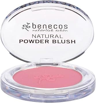 Benecos Natural Cosmetics - Powder Blush - With Organic Castor Oil - Mallow Rose - 5.5g - Best Deal Finder