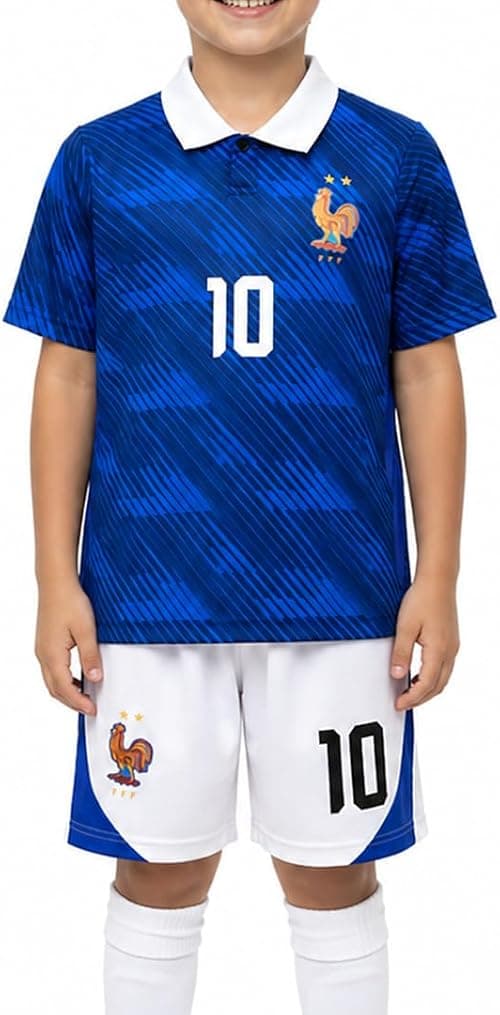 OVERS France Football Jersey Set for Kids, Youth & Men – Short Sleeve Soccer Shirt & Shorts, Breathable Sports Uniform for Match. on Amazon.ae - Price Tracker