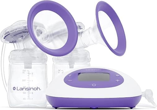 Lansinoh SignaturePro Double Electric Breast Pump for Breastfeeding, Portable Breast Pump, 3 Power Options, LCD Display, Includes Breast Pump Bag, 25mm Flanges and 2 Lansinoh Bottles on Amazon.ae - Price Tracker
