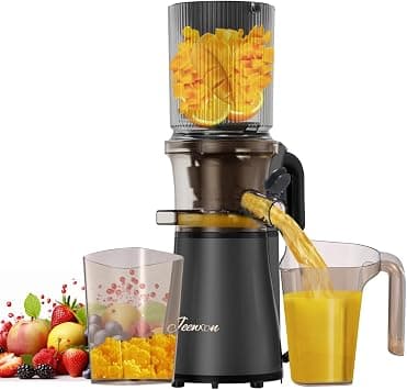 Juicer Machine, Cold Press Juicer, Slow Juicer,200 W Fruit Juicer, Orange Juice Maker, Masticating Juice Extractor for Vegetables, 6-Stage Screw, Auto-Residue Separation, 120MM Feed Chute على Amazon.ae - متتبع الأسعار