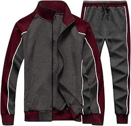 AOTORR Men's Tracksuit 2 Pieces Sweat Suits Casual Long Sleeve Outfit Sports Jogging Suits Set - Best Deal Finder