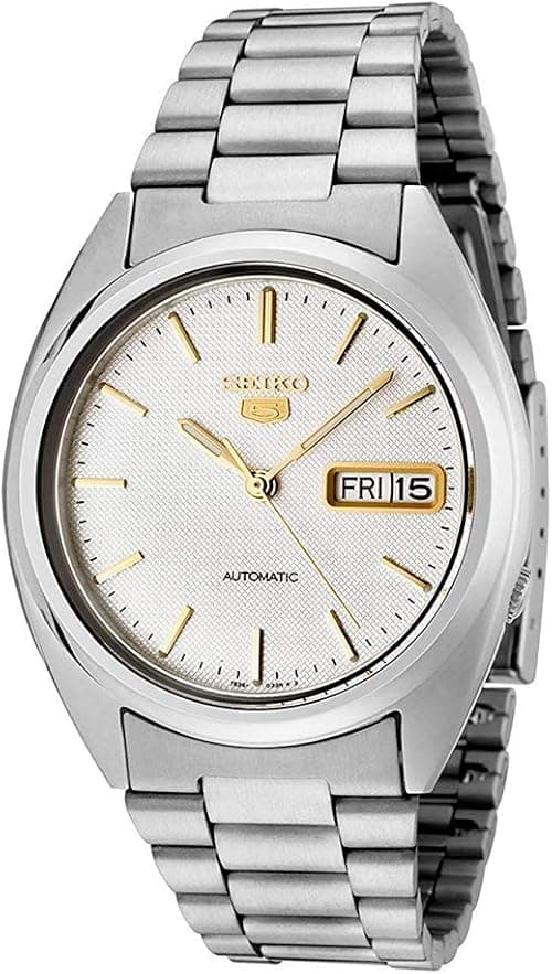 Seiko Men Automatic Watch With Analog Display And Stainless Steel Strap Snxg47, Silver on Amazon.ae - Price Tracker