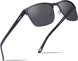 CARFIA Metal Mens Sunglasses Polarized UV400 Protection for Driving Fishing Hiking Golf CA5225 - Best Deal Finder