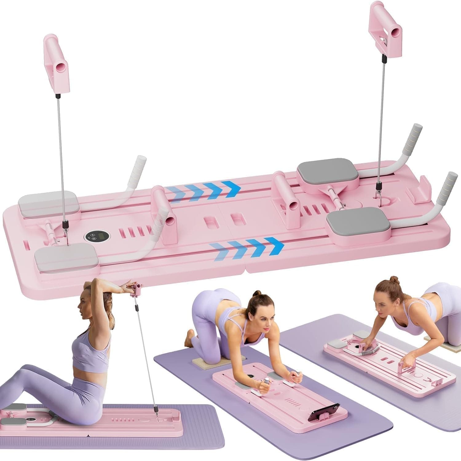 SLEEPHEAD® Abdominal Board,Pilates Reformer Set,Multi-Purpose Foldable Pilates Reformer Board,High Strength Pilates Equipment Portable Fitness Board For Home Women Men on Amazon.ae - Price Tracker