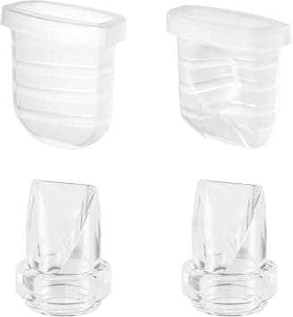 4-Counts S32 Model Breast Pump Parts, 2pcs Duckbill Valves and 2pcs Diaphragm Compatible with eufy S1 pro/S1/E20/E10, Fit for Lansinoh Discreet Duo/Nuliie/Motif Aura Glow S32 Pump على Amazon.ae - متتبع الأسعار