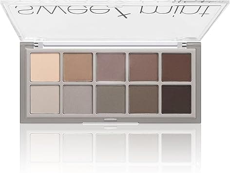 Go Ho 10 Colors Eyeshadow Palette,All Matte Eyeshadow Palette for Older Women,Highly Pigmented Blendable Shades,Neutral Eye Shadow Palette Makeup,Waterproof Cool-tone Grey Brown Eyeshadow,04 on Amazon.ae - Price Tracker