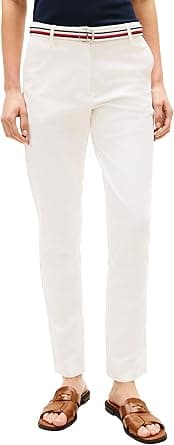 Tommy Hilfiger womens Twill Slim Chino Pants With Stretch Mid Rise Ankle Pants Casual Pants (pack of 1) on Amazon.ae - Price Tracker