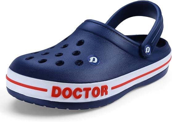 DOCTOR EXTRA SOFT Men's Ultra Soft Casual Clogs/Sandals with Adjustable Back Strap for Adult | Comfortable & Light Weight | Stylish & Anti-Skid | Waterproof & Everyday Use Mules for Gents/Boys D-502 - Amazon.ae Price Tracker