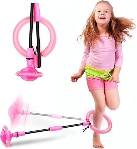 Skip Ball, Portable Foldable Colorful Flash Wheel Swing Ball, Kids Toys for Girls & Boys, Sports Fitness Toys for Kids & Adults. Gifts for Mom Women & Girls Toys Age 5-10 Years on Amazon.ae - Price Tracker