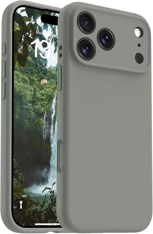 OTOFLY Magnetic for iPhone 17 Pro Max Case,Compatible with Magsafe,Classic Liquid Silicone Mobile Phone Case,Integrated Camera Control Button,Anti-Scratch Microfiber Lining,Calke Green على Amazon.ae - متتبع الأسعار
