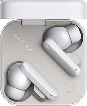 CMF Buds 2 Plus 2025 New Wireless Earbuds Adaptive Noise Cancelling, Hi-Res Audio Bluetooth Headphones, 12mm Drivers for Deep Bass, 50dB ANC 61.5H Playtime, Sport Ear Buds with 6 Mics, Light Grey على Amazon.ae - متتبع الأسعار
