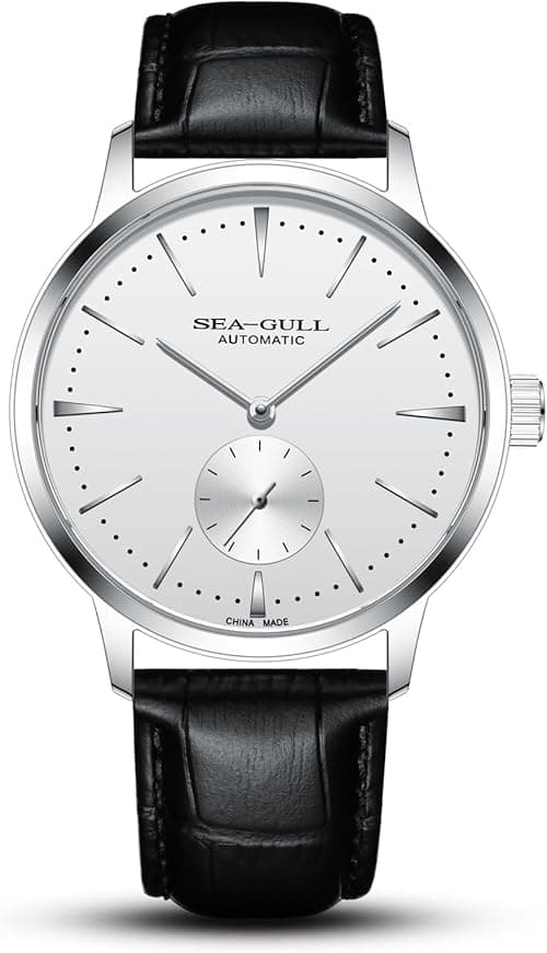 SEA-GULL 2022 Seagull Watch Small Second Hand Mens Watch Automatic Men's Wristwatch Leather Strap 6075 on Amazon.ae - Price Tracker