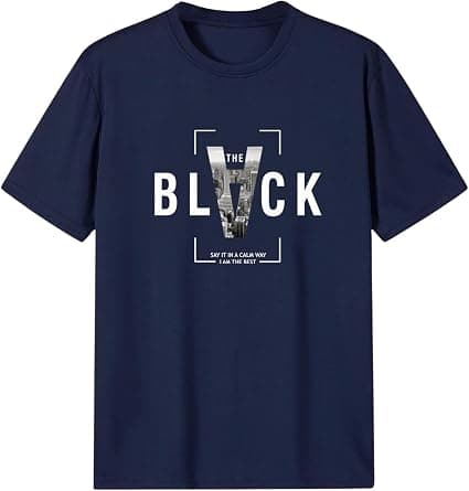 Lymio Men T-Shirt || T-Shirt for Men || Printed T Shirt || T-Shirt (B-Black) on Amazon - Best Deal Finder