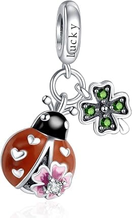 Annmors Charms Age Letter Dangle Pendant 925 Sterling Silver Beads with Cubic Zirconioa fits Europe Charms Bracelets,Xmas Gifts for Women Girl Bracelet and Necklace - Best Deal Finder