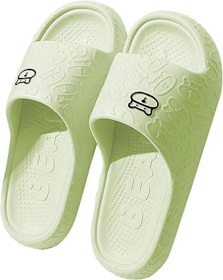 Homarket Indoor Non-Slip Slippers, Women Quick Drying Shower Sandals with Ultra Soft EVA Material, Open Toe Slippers on Amazon.ae - Price Tracker