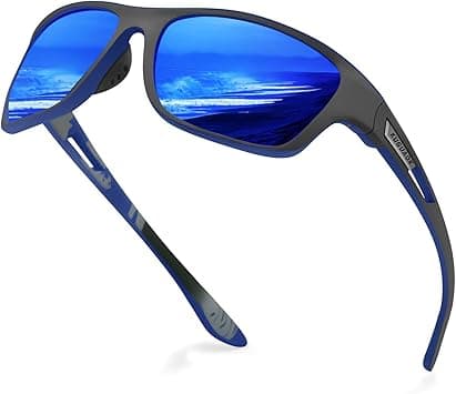 KUGUAOK Polarized Sports Sunglasses for Men Driving Cycling Fishing Sun Glasses 100% UV Protection Goggles, One Size - Amazon.ae Price Tracker