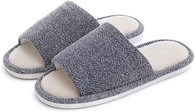 AioTio Fabric Slippers - Indoor/Outdoor, Non-Slip, Four Seasons, Soft Bottom, Couple Slippers for Men and Women - Amazon.ae Price Tracker