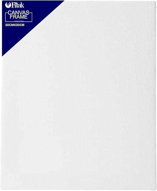White Blank Canvas – Artist Canvas for Painting, Acrylics, Oils, Watercolors, and DIY Projects – Stretched, Pre-Primed, Ready to Use (30 * 30CM) on Amazon.ae - Price Tracker