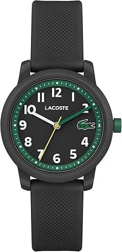 Lacoste Kids's Black Dial Black Silicone Watch - 2030042 - Amazon.ae Price Tracker