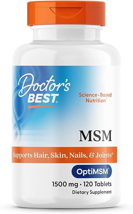 Doctor's Best, MSM with OptiMSM, 1,500 mg, 120 Tablets on Amazon.ae - Price Tracker