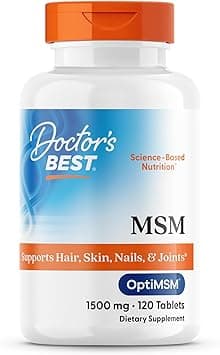 Doctor's Best, MSM with OptiMSM, 1,500 mg, 120 Tablets - Amazon.ae Price Tracker