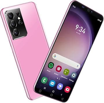 Cheap Mobile Phone, 5.0 Inch Dual SIM, Quad Core 16GB ROM, Android 9.0, Dual Camera, WiFi/Bluetooth/Face ID SIM Free Unlock Phone (Pink) on Amazon - Best Deal Finder